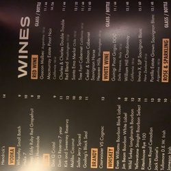 Alamo Drafthouse Cinema Cedars - Wine and Spirits Menu
