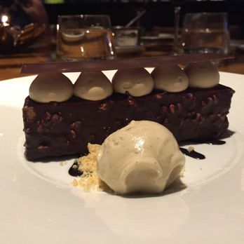 Prime 54 - Chocolate dessert with banana ice cream - Seafood Near Me - Miami Beach, Florida Prime 54 - Chocolate dessert with banana ice cream - Seafood Near Me - Miami Beach, Florida