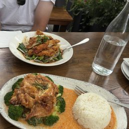 street noodle #1 and chu chee curry street noodle #1 and chu chee curry