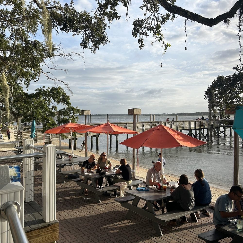 Aunt Kate's - The view from the patio - American Near Me - Saint Augustine, Florida Aunt Kate's - The view from the patio - American Near Me - Saint Augustine, Florida