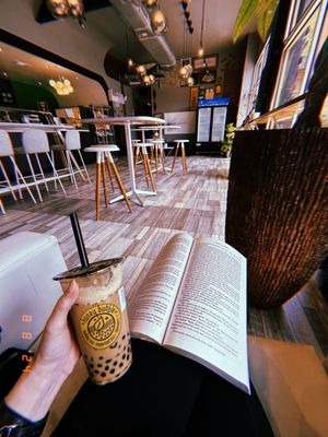Honey Bubble Tea by null