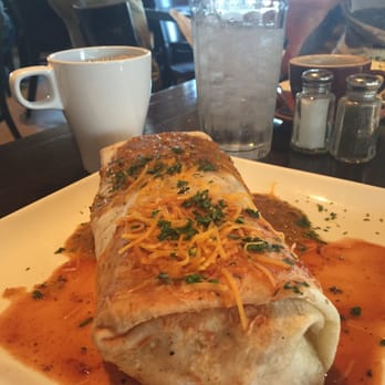 Liberty Market - Breakfast burrito is huge! Chorizo is delicious but pretty spicy - New American Near Me - Gilbert, Arizona