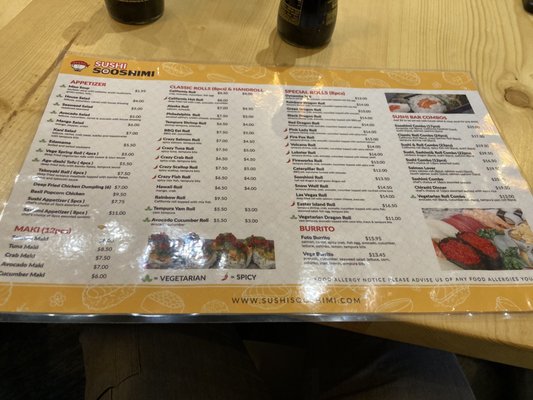 Menu photo 5 Sushi Sooshimi Mississauga, ON