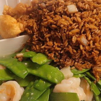 Asia Grille - Peapod with shrimp combo and crab rangoons - Chinese Near Me - Cranston, Rhode Island