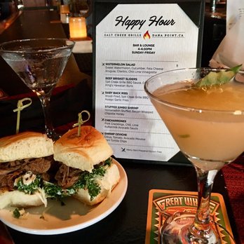 Salt Creek Grille - SCG HAPPY HOUR (2017 Summer Menu) in the BAR & Lounge (4-6:30pm, SUN-FRI), & LIVE MUSIC on the WEEKENDS! - Steakhouses Near Me - Dana Point, California Salt Creek Grille - SCG HAPPY HOUR (2017 Summer Menu) in the BAR & Lounge (4-6:30pm, SUN-FRI), & LIVE MUSIC on the WEEKENDS! - Steakhouses Near Me - Dana Point, California
