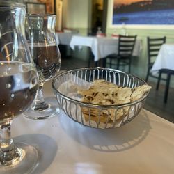 Chop Shish Mediterranean Restaurant - Flat bread with Sauced Eggplant