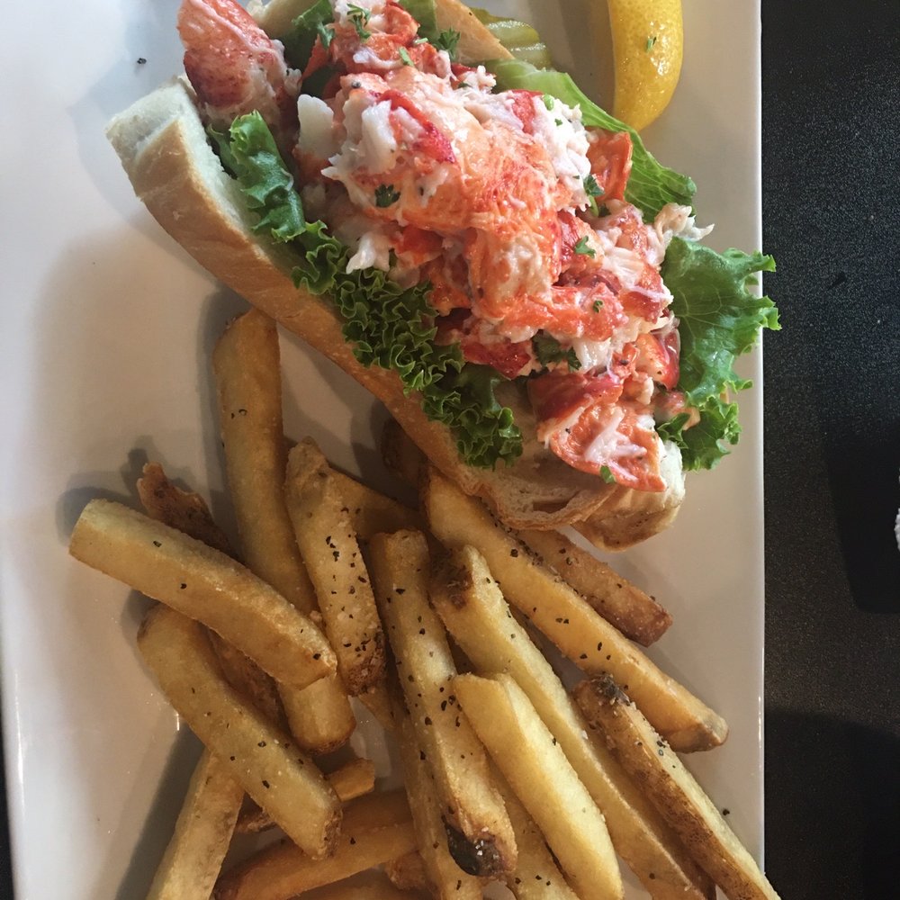 The Draft Room At Berwick - Lobster roll with fries - Sports Bars Near Me - Savannah, Georgia The Draft Room At Berwick - Lobster roll with fries - Sports Bars Near Me - Savannah, Georgia