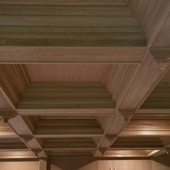 Inovishion - Mahogany coffered ceiling - Cabinetry Near Me Inovishion - Mahogany coffered ceiling - Cabinetry Near Me