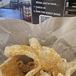 The Oak Bar and Grill - Cajun pork rinds.