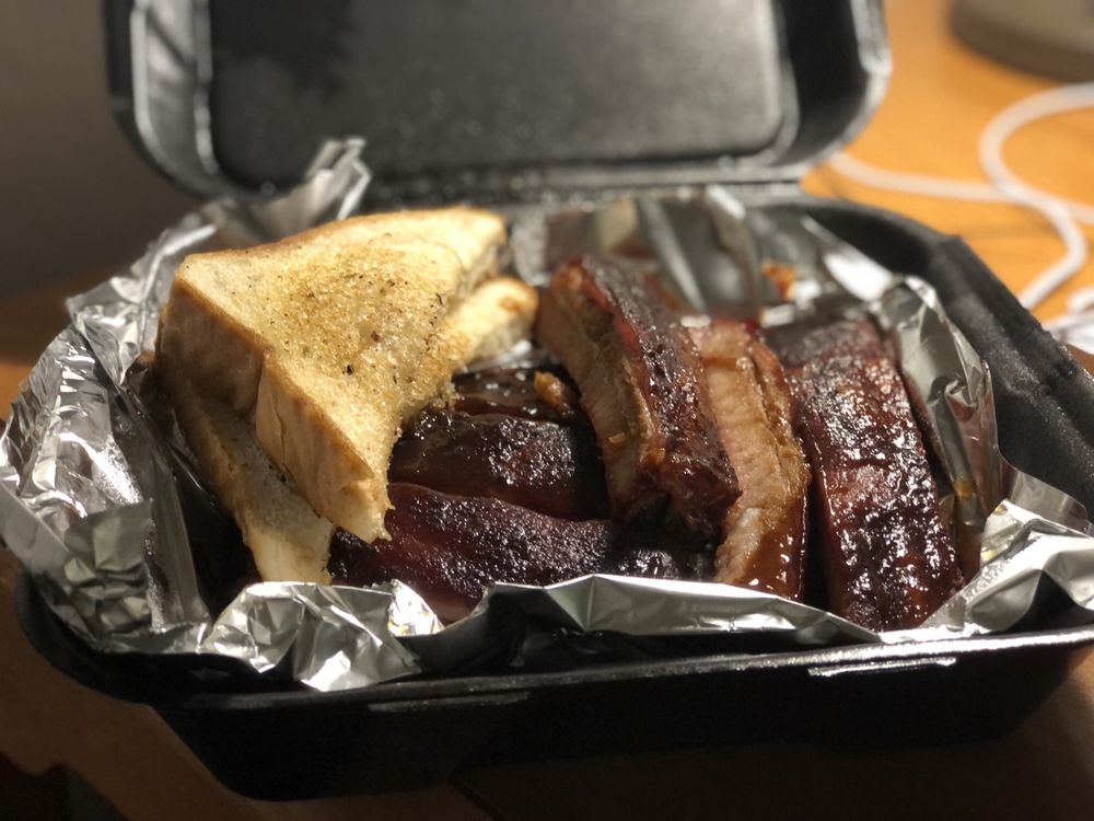 Food from RibCrib BBQ