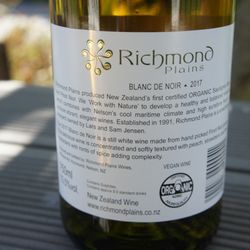 Richmond Plains - Closeup of blanc de noir 2017
