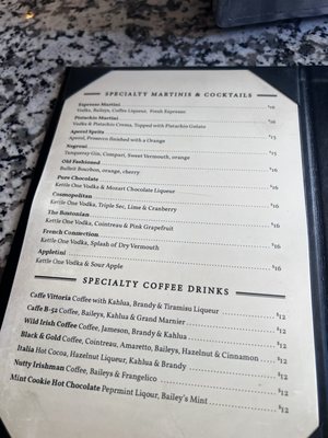 Menu photo 1 Caffé Vittoria Boston, MA Menu photo 1 Caffé Vittoria Boston, MA