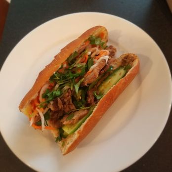 Kibi's Cafe - 4 - Heo xíu ngũ vị hương (Hội An 5-Spice Pork) $7.75 - Sandwiches Near Me - Orinda, California Kibi's Cafe - 4 - Heo xíu ngũ vị hương (Hội An 5-Spice Pork) $7.75 - Sandwiches Near Me - Orinda, California