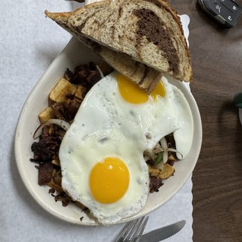 The Farmers Table - Bacon burnt to a crisp and all very greasy. - Breakfast & Brunch Near Me - Wolverine, Michigan