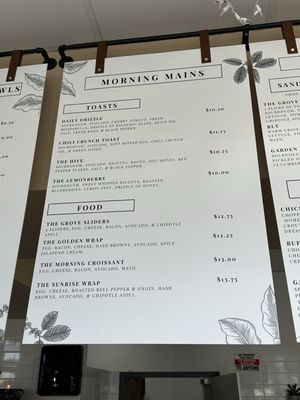 Menu photo 1 The Morning Grove Carlsbad, CA Menu photo 1 The Morning Grove Carlsbad, CA