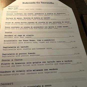 La Tavernetta - Menu - Italian Near Me - Munich, BY