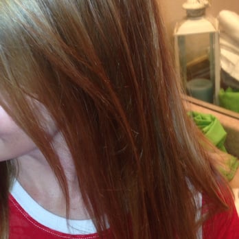 Impressions Salon and Spa - The "ombre" that Jenny did after. No ombre, all my blonde gone, AND its RED!! - Hair Salons Near Me - Tulsa, Oklahoma Impressions Salon and Spa - The "ombre" that Jenny did after. No ombre, all my blonde gone, AND its RED!! - Hair Salons Near Me - Tulsa, Oklahoma