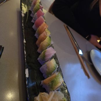 Paperfish Sushi - Rainbow roll - Sushi Bars Near Me - Miami, Florida Paperfish Sushi - Rainbow roll - Sushi Bars Near Me - Miami, Florida
