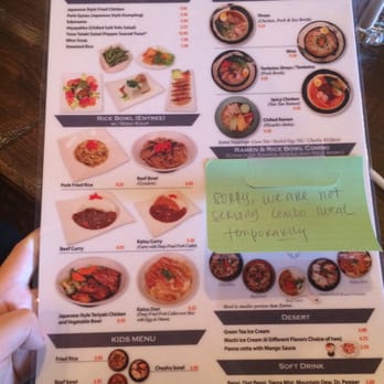 Katsu Ramen - Menu - Ramen Near Me - Aurora, Colorado
