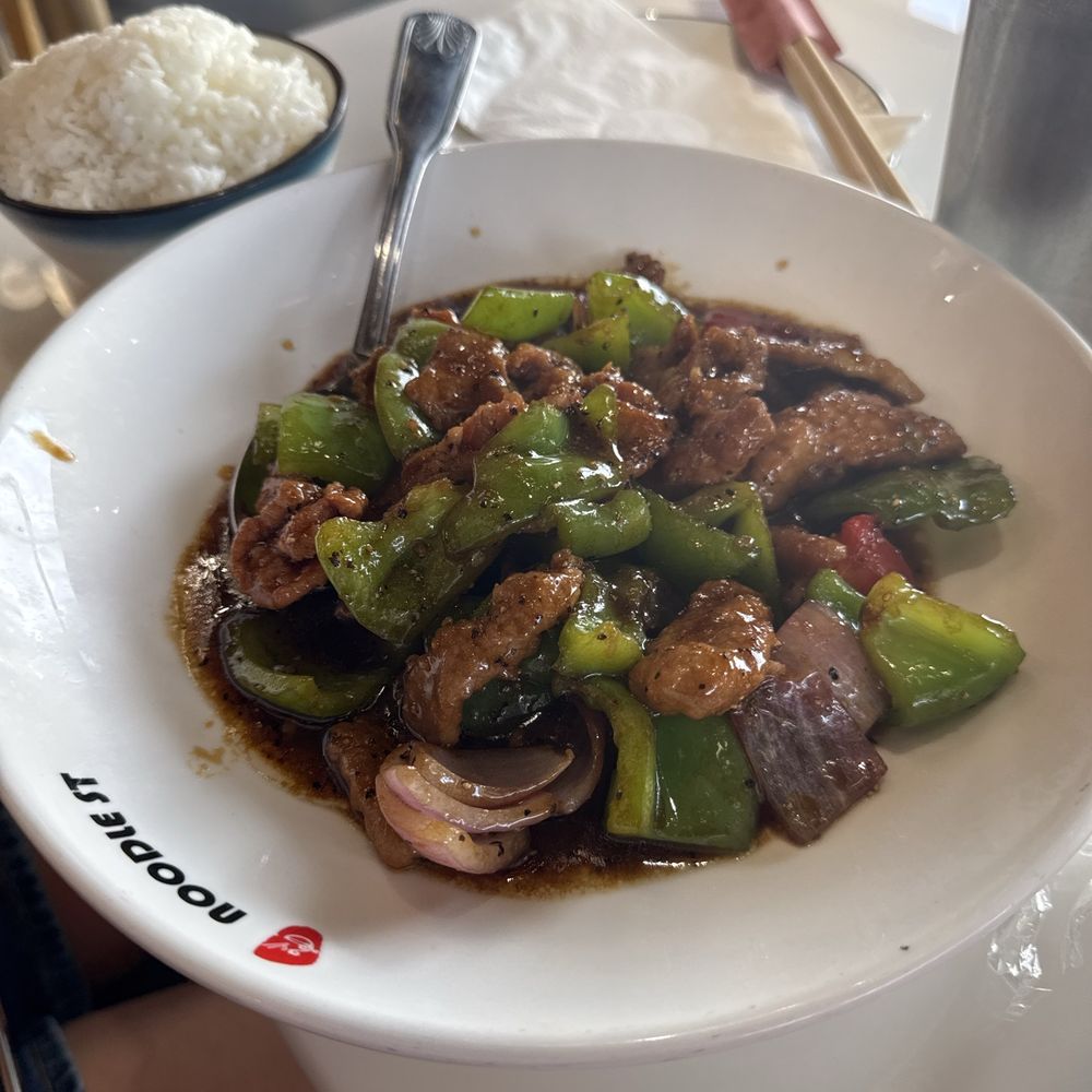 Noodle St - Black beef pepper Stir Fry - Noodles Near Me - Eastvale, California Noodle St - Black beef pepper Stir Fry - Noodles Near Me - Eastvale, California