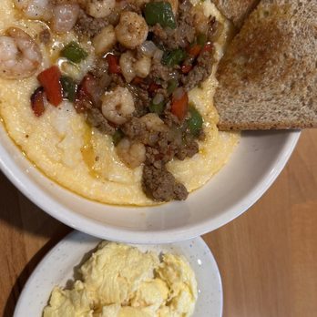 The Nest Diner - Shrimp and Cheese Grits - American Near Me - Cypress, Texas The Nest Diner - Shrimp and Cheese Grits - American Near Me - Cypress, Texas