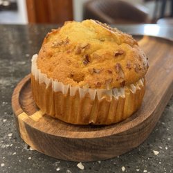 The Burlington Bean Coffee Shop - Try our banana nut muffin warmed up to start your day!