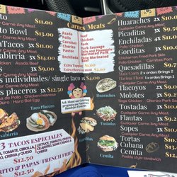 Rita Taqueria - 2023 to go menu