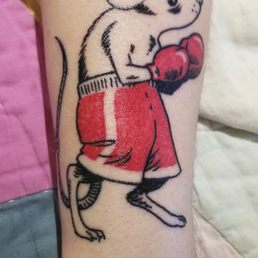 Boxing rat, by Graham Chaffee
