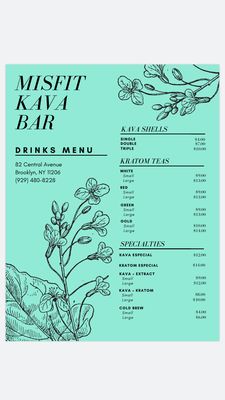 Menu photo 3 Misfit Kava Bar Brooklyn, NY
