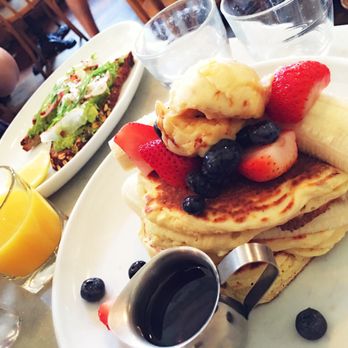 Five Leaves - Ricotta pancakes - New American Near Me - Brooklyn, New York Five Leaves - Ricotta pancakes - New American Near Me - Brooklyn, New York