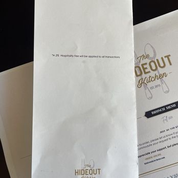 The Hideout Kitchen - Back of the cocktail & wine menu (Summer 2024) - New American Near Me - Lafayette, California The Hideout Kitchen - Back of the cocktail & wine menu (Summer 2024) - New American Near Me - Lafayette, California