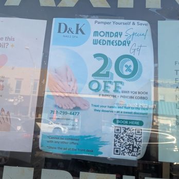 D&K Nails Spa - Special - Nail Salons Near Me - Alexandria, Virginia