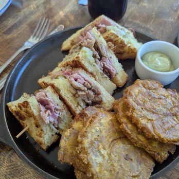 Simply Crepes Raleigh - Cuban sandwich with deep fried plantains. - Creperies Near Me - Raleigh, North Carolina Simply Crepes Raleigh - Cuban sandwich with deep fried plantains. - Creperies Near Me - Raleigh, North Carolina