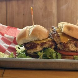 Upstairs Bar and Grill - Crab cake sliders