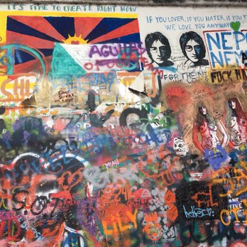 John Lennon Wall - Public Art Near Me - Prague, Puerto Rico John Lennon Wall - Public Art Near Me - Prague, Puerto Rico
