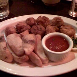 Pacific Cafe - Fried scallops with fries