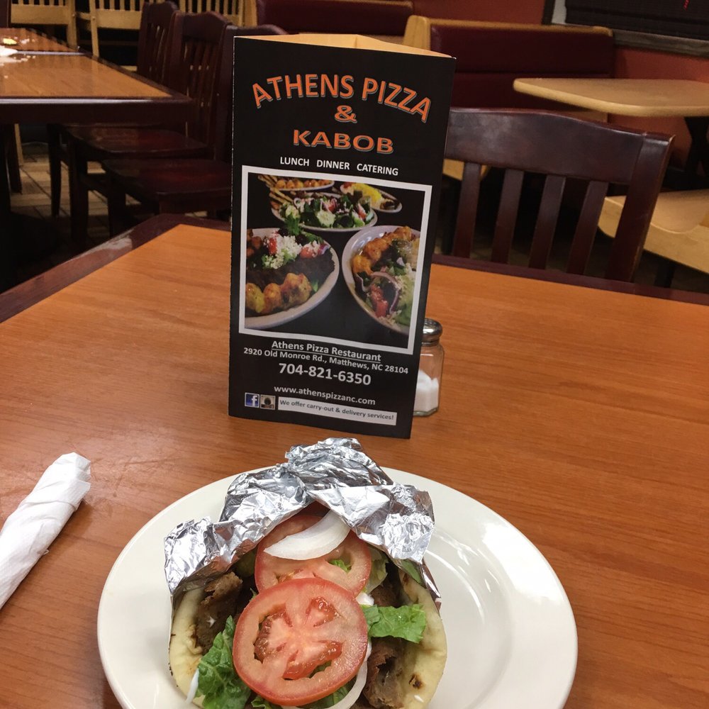 Athens Pizza & Kabob - I got the Gyro - Italian Near Me - Matthews, North Carolina