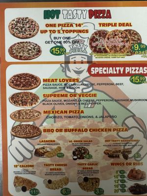 Menu photo 3 Hot Tasty Pizza San Diego, CA Menu photo 3 Hot Tasty Pizza San Diego, CA