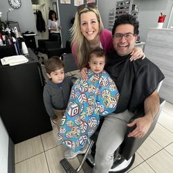 Burbank Haircut - My son's first haircut!