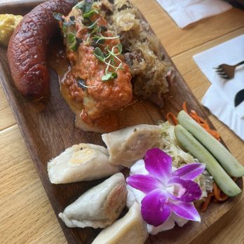 Pierogi House - The Heritage Platter with stuffed CABBAGE - Delis Near Me - Myrtle Beach, South Carolina