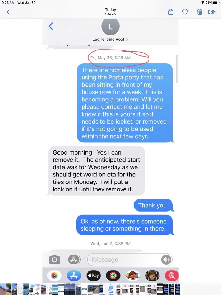 Slide of Golden State Roofer