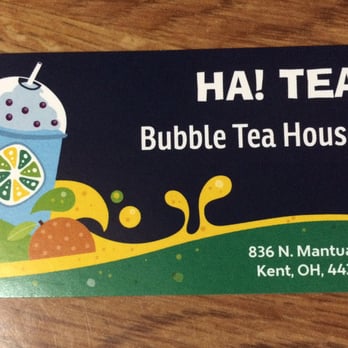 HA!TEA Bubble Tea House - Business card - Coffee & Tea Near Me - Kent, Ohio HA!TEA Bubble Tea House - Business card - Coffee & Tea Near Me - Kent, Ohio