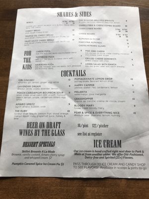 Menu photo 1 Park & Main Carlton, OR Menu photo 1 Park & Main Carlton, OR