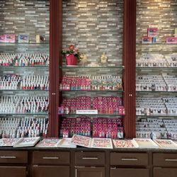 VIP Nail Bar - One of the polish walls