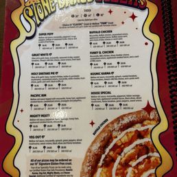 Pizza Menu