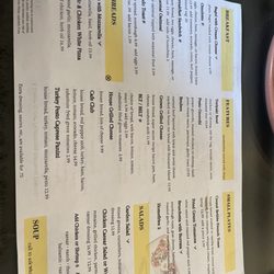 Bottom Line Bakery & Cafe - Aiken - Menu