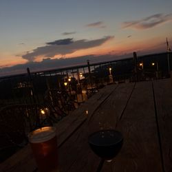 Osage Restaurant - Stayed for a drink on the patio after we finished our meal.