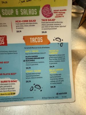 Menu photo 6 Chuy's Jacksonville, FL