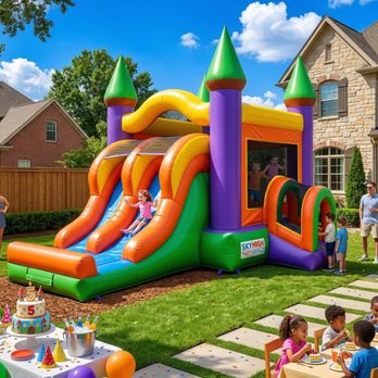 Sky High Party Rentals - 3in1 Toddler Bounce House Fun for all ages. - Bounce House Rentals Near Me - Houston, Texas Sky High Party Rentals - 3in1 Toddler Bounce House Fun for all ages. - Bounce House Rentals Near Me - Houston, Texas