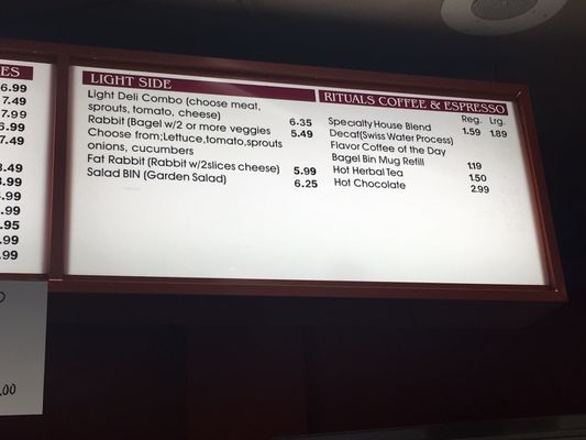 Menu photo 1 Bagel Bin & Deli Columbia, MD